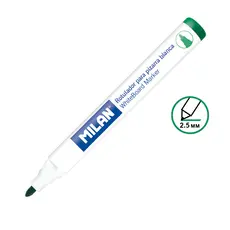 Маркер за бяла дъска Milan зелен 2.5 мм