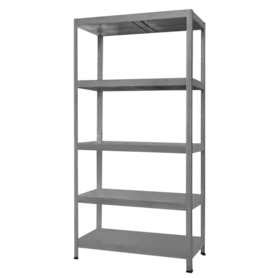 Метален стелаж BTL сив 180x90x40см 90кг рафт