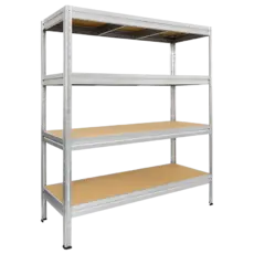 Метален стелаж BTL цинк 177x180x45см 500кг рафт - сниман отпред, празен
