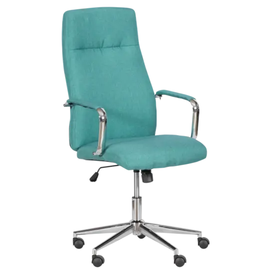 Директорски стол ЕЛИСАВЕТА- тюркоазена дамаска