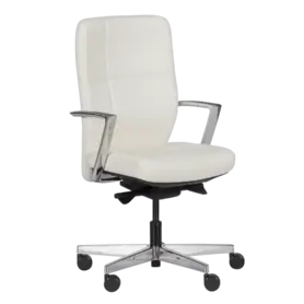 Работен стол СЕМЕЛА-сниман отпред, цвят шампанско