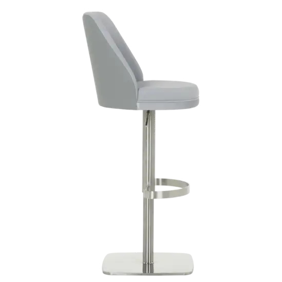 Бар стол ХЕЛЕНА-снимка отстрани, поставка за крака