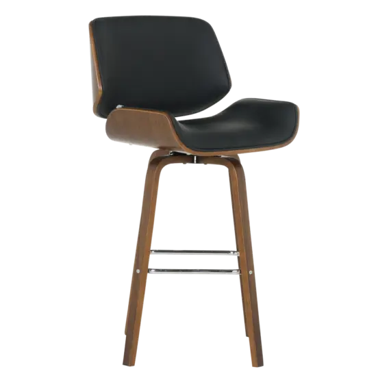 Бар стол ЙОСИФ-черна еко кожа