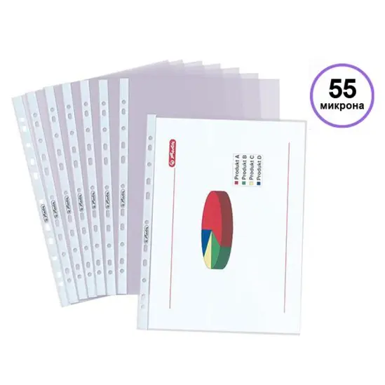 Джоб за документи А4 кристал 60 микр 100 бр