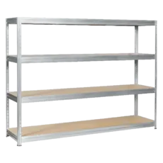 Метален стелаж BTL цинк 177x240x45см 450кг рафт