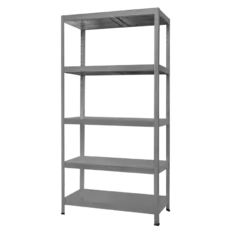 Метален стелаж BTL сив 180x90x40см 90кг рафт