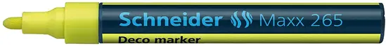 Маркер тебешир Schneider Maxx 265 жълт хоризонтален без капачка