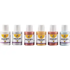 Боя акрилна Adel Metalic Colors 25 мл 6 цвята