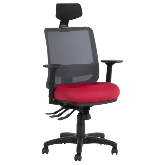 Работен стол ЗЕЛУС-снимка отпред, мека седалка