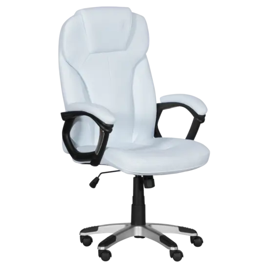 Директорски стол ВЛАДИМИР бял цвят, ергономичен