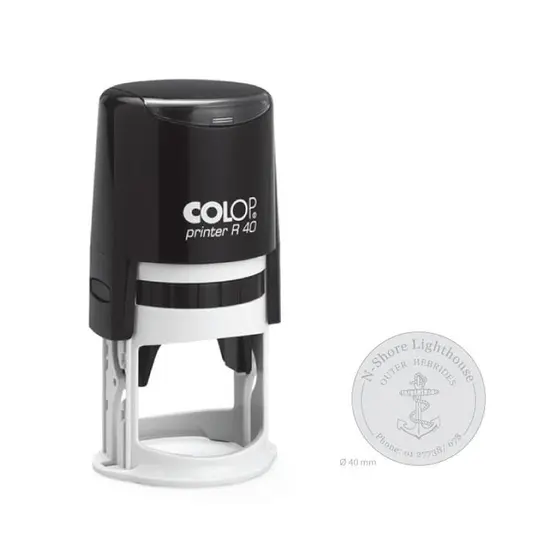 Печат COLOP кръгъл R40 с клише