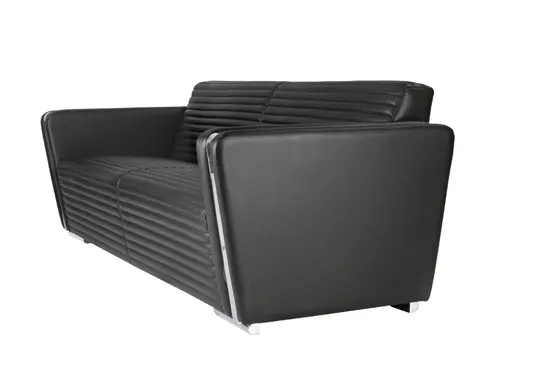 Триместен диван ЧЕРНАТИЦА NORM 03 - сниман отдясно, тъмно сив