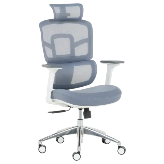 Директорски стол ГЕНАДИ- цвят син, меш