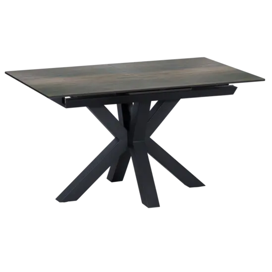 Трапезна маса ЛИДИЯ разтегателна- керамичен плт, цвят орех