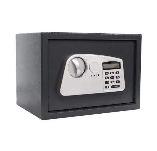 Метален сейф UNS TR1  - затворен с ел. ключалка