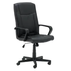 Директорски стол МИХАИЛ -снимка отстрани, еко кожа