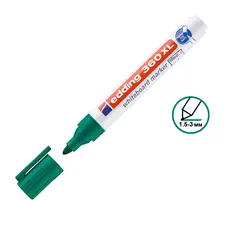 Маркер за бяла дъска Edding E-360XL презареждащ зелен с пиктограма 1.5-3.0 мм 