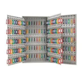 Табло за ключове KL 300 броя, разтворено, наредено с ключове, с ключ