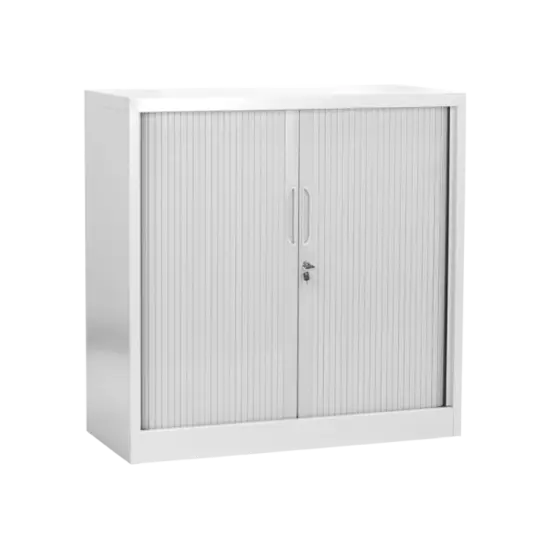 Метален шкаф BTL J с 2 отделения 90х90х40 - сниман отпред, затворен