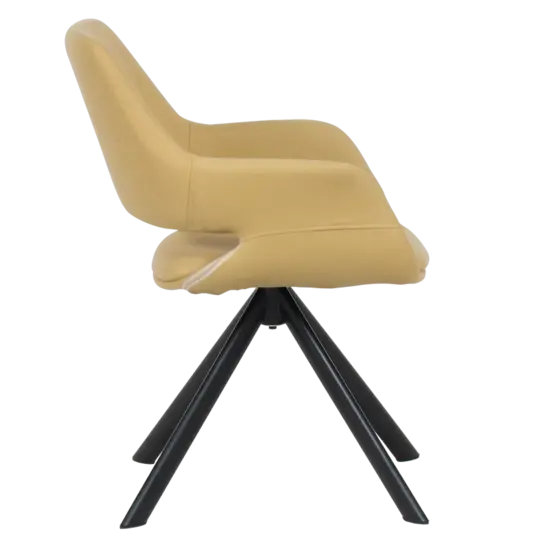 Кресло ДАРЯ- сниман отсрани, черни крака