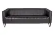 Диван триместен РЕСЕН LMA 03 - сниман отпред, черен цвят