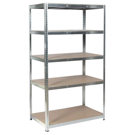 Метален стелаж BTL цинк 180x90x30см 100кг рафт