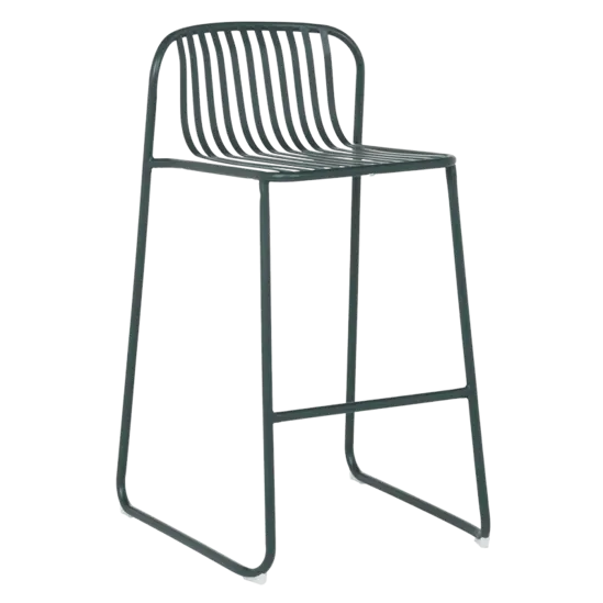 Бар стол КЛАРА- тъмнозелен бар стол