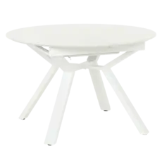 Трапезна маса АРИЯ разтегателна- в бял цвят