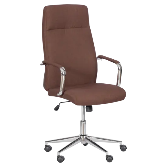 Директорски стол ЕЛИСАВЕТА- кафява дамаска