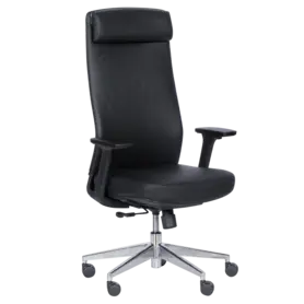 Работен стол КРОНОС-сниман отпред, черен цвят