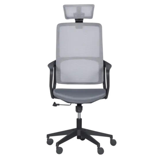 Директорски стол ВАРДЕНА- снимка отпред,, Регулируем подглавник