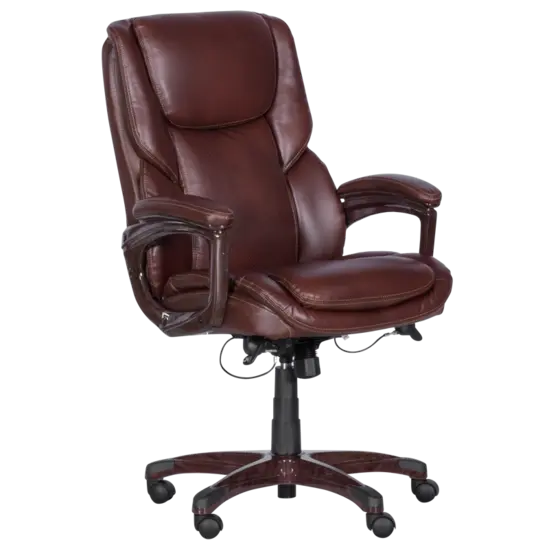 Директорски стол ДЕЙЗИ- сниман отпред, мека еко кожа