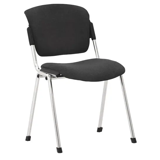 Посетителски стол ДИАН- хромирани крака, без подлакътници