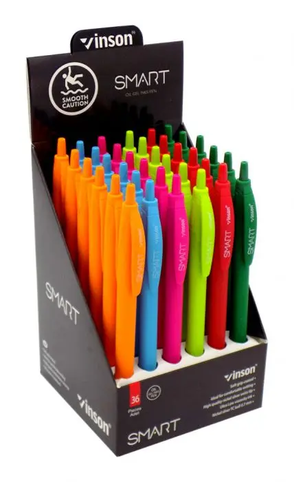 Химикалка автоматична гел Vinson R1 синя