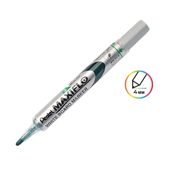 Маркер за бяла дъска Pentel Maxiflo 4.0 мм с пиктограма за множество цветове