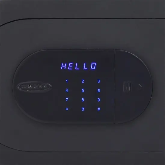 Метален сейф UNS VS - снимка на тъчскрийн дисплея