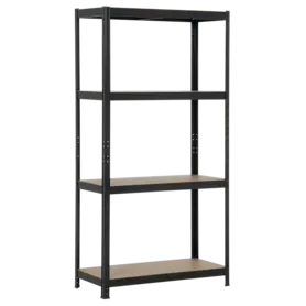 Метален стелаж BTL черен 180x90x40см 175кг рафт