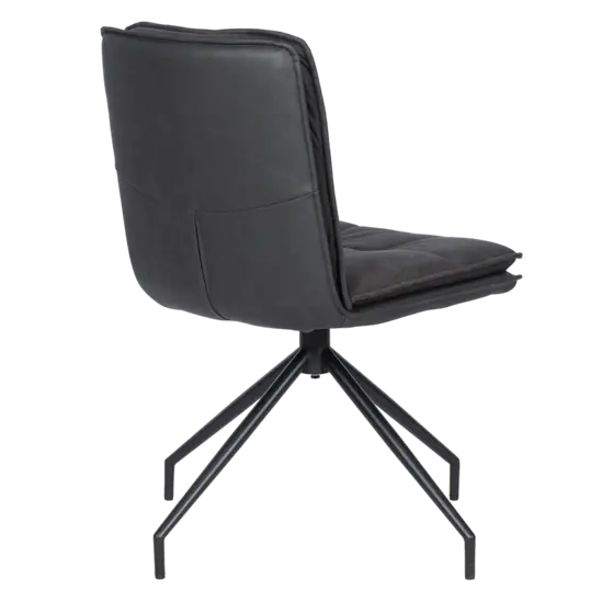 Трапезен стол АРОН- гръб тапициран в еко кожа