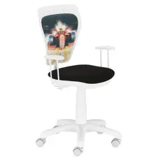 Детски стол Formula 1- бяла база