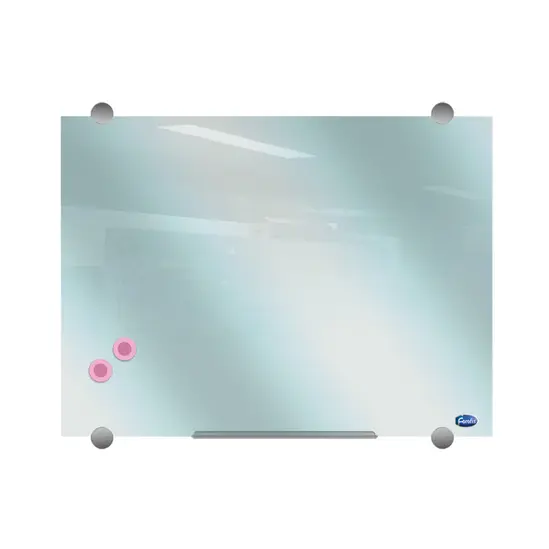 Стъклена магнитна дъска 90х120 см - за стена