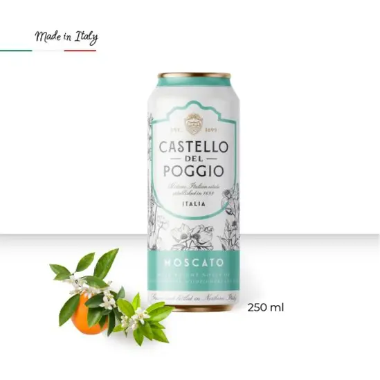 Кенче пенливо вино Castello del Poggio, част от комплекта с FIT NIVEUS