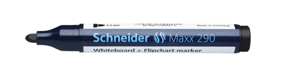 Маркер за бяла дъска и флипчарт Maxx 290 черен хоризонтално без капачка