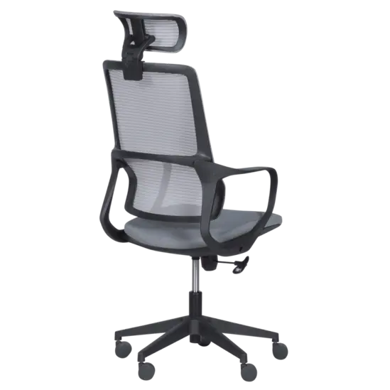 Директорски стол ВАРДЕНА-снимка отзад, черна рамка