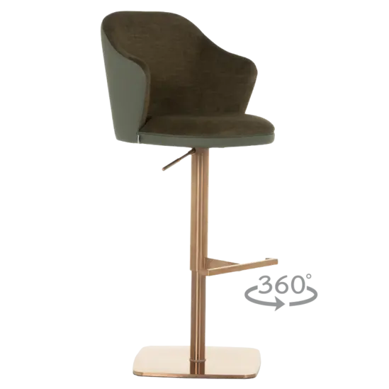 Бар стол БЛАГО- зелен