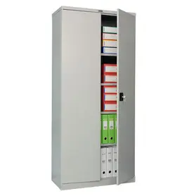 Отворен Архивен шкаф PMT с 5 отделения 200x85x40 см с наредени класьори вътре