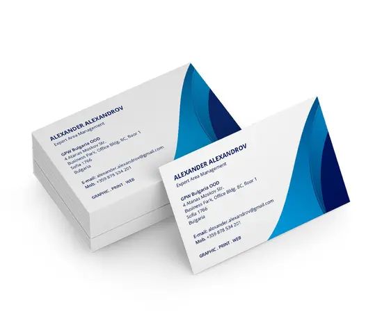 Визитки едностранни 1000 броя