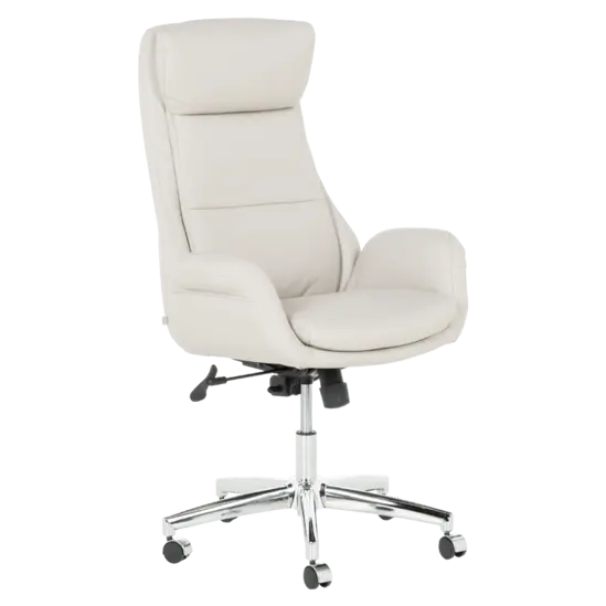 Директорски стол ИСКРЕН- снимка отпред, еко кожа