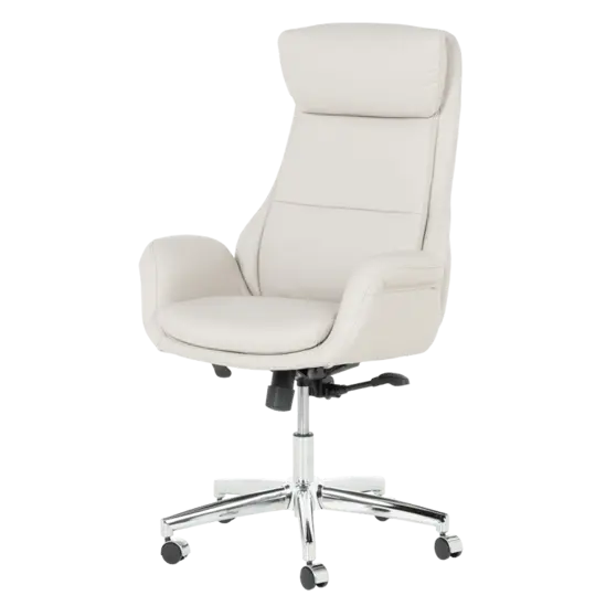 Директорски стол ИСКРЕН-хромирана кръстачка