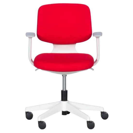 Детски стол АДИ - снимка отпред, червен