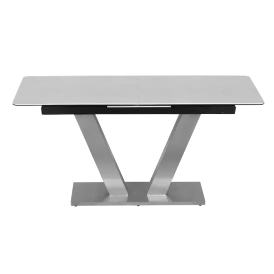 Трапезна маса ДАРИН разтегателна- керамичен плт, сив цвят